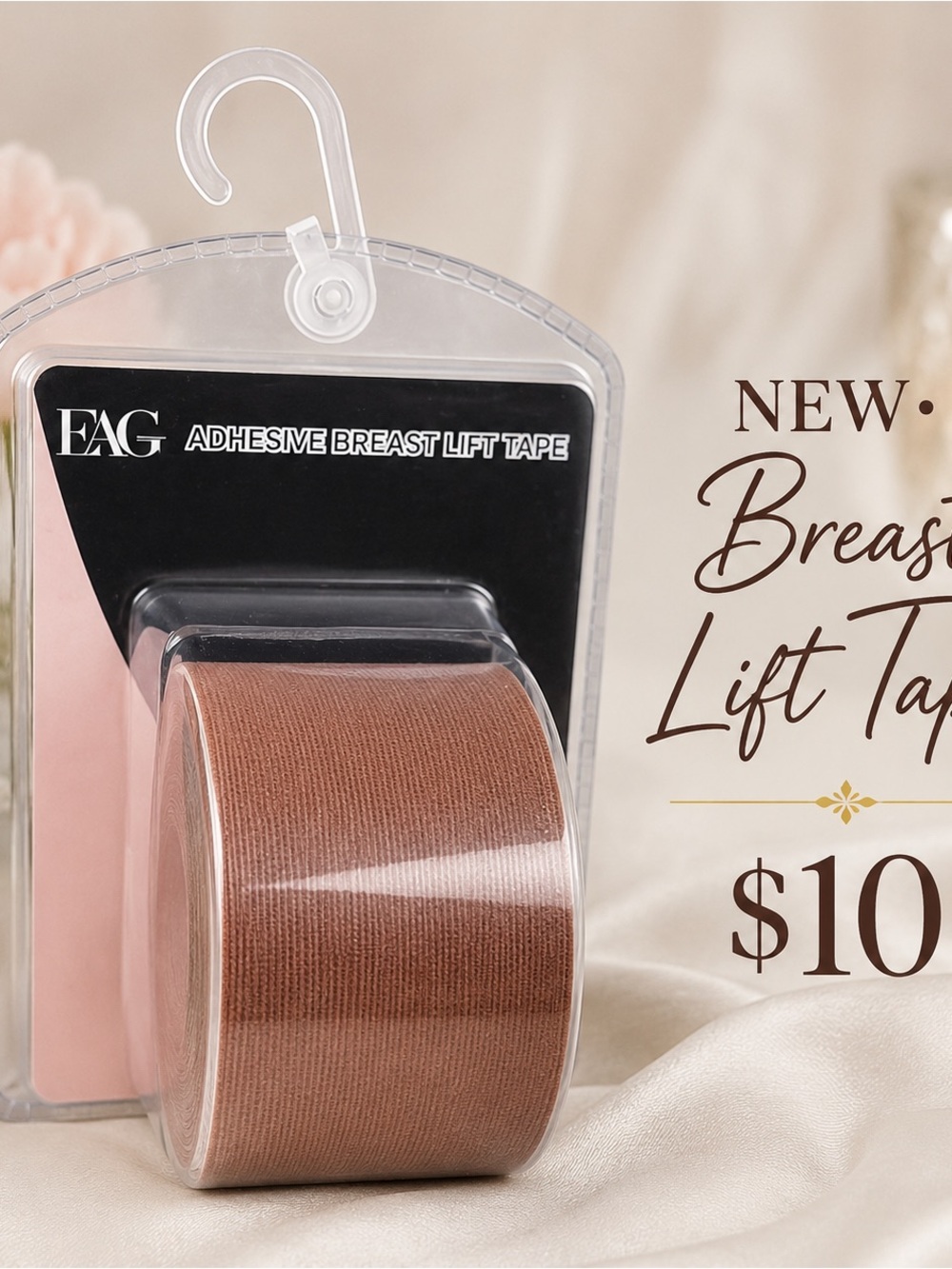 EAG Adhesive Breast Lift Tape Nude – New in Package